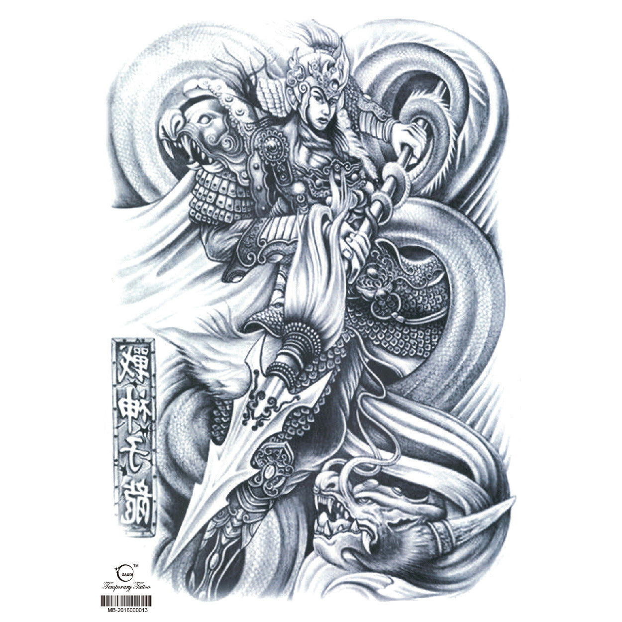 Full Back Tattoo Waterproof Big Picture Tattoo Stickers