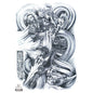 Full Back Tattoo Waterproof Big Picture Tattoo Stickers