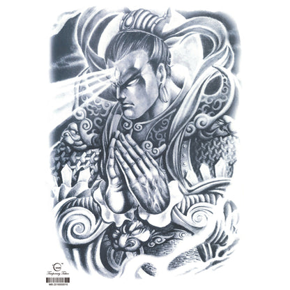 Full Back Tattoo Waterproof Big Picture Tattoo Stickers