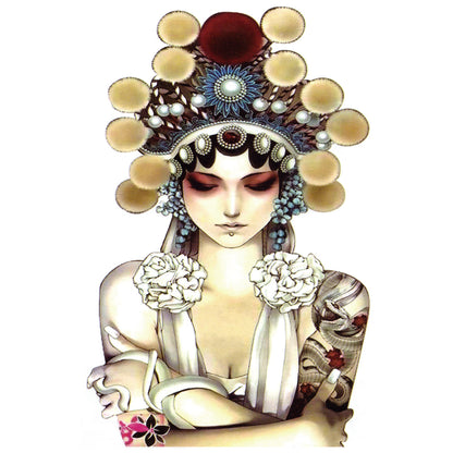 Full Back Tattoo Waterproof Big Picture Tattoo Stickers