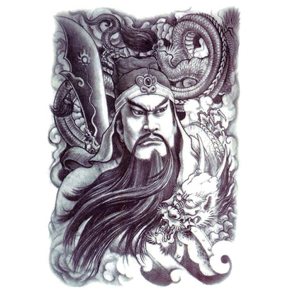 Full Back Tattoo Waterproof Big Picture Tattoo Stickers