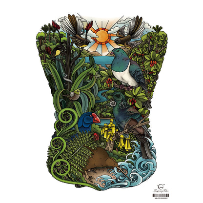 Full Back Tattoo Waterproof Big Picture Tattoo Stickers