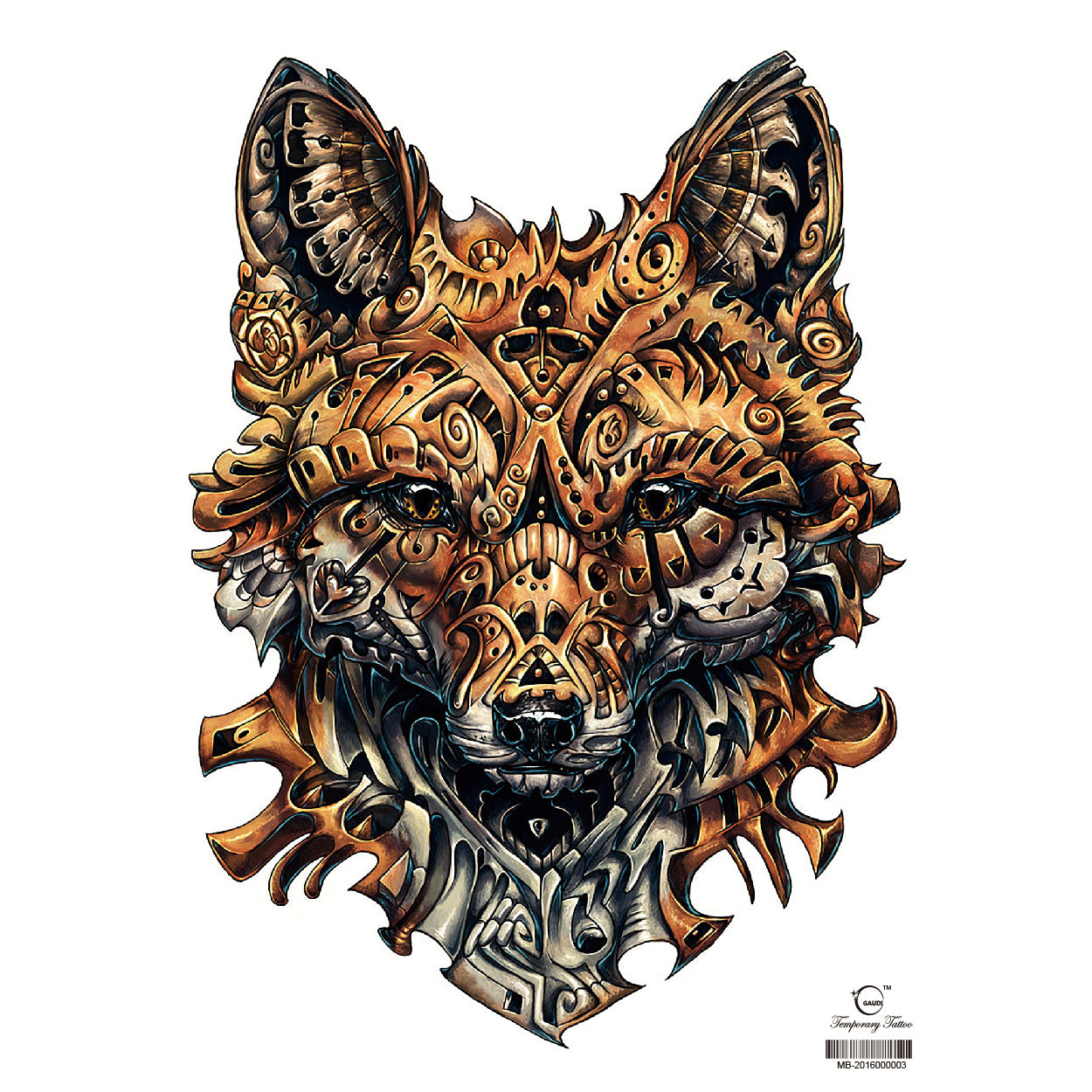 Full Back Tattoo Waterproof Big Picture Tattoo Stickers