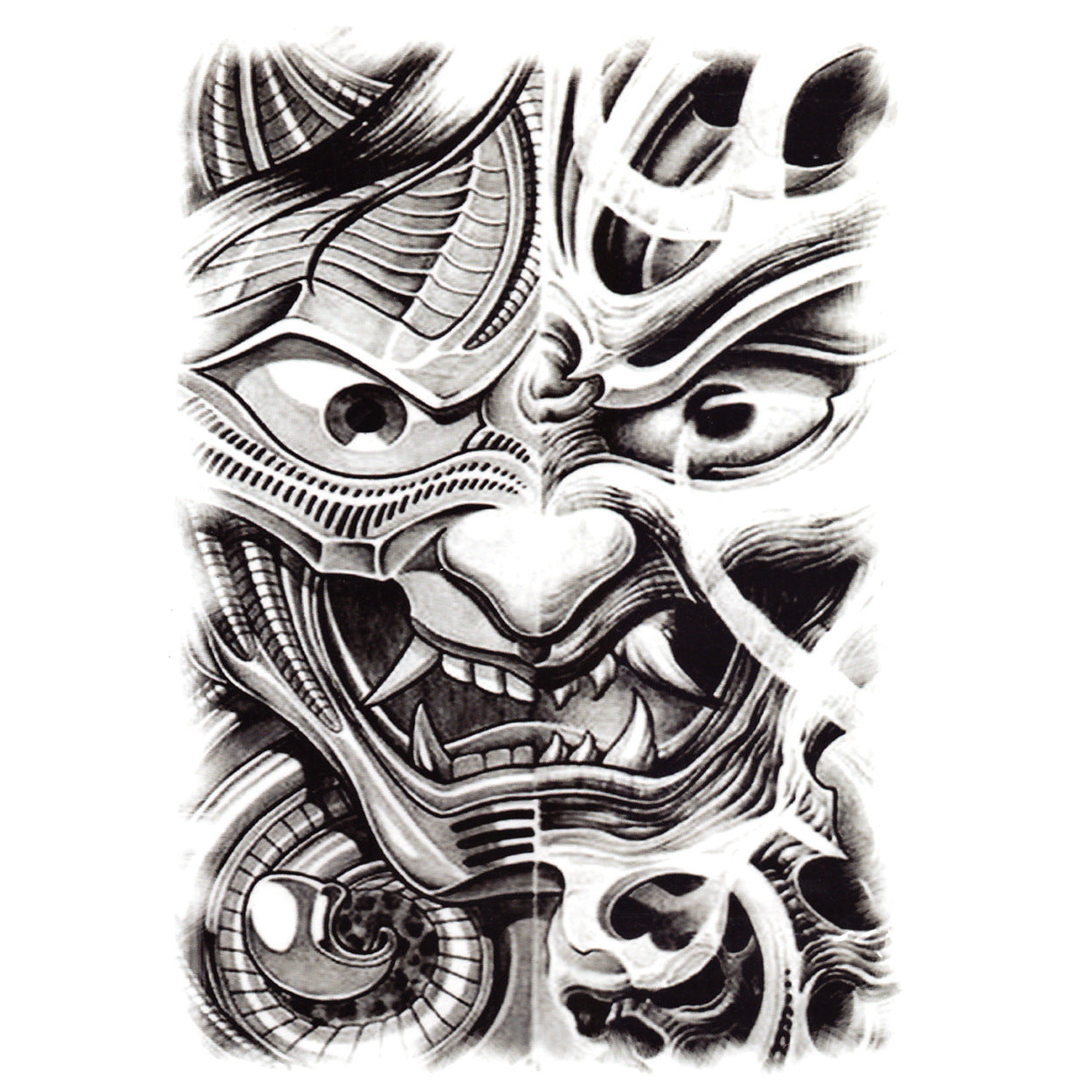 Full Back Tattoo Waterproof Big Picture Tattoo Stickers