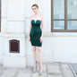 Tube Top Evening Dress Skirt Sexy Short Skirt For Dinner Party