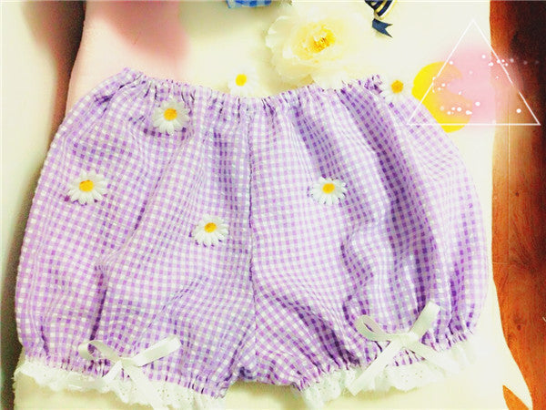 Lace Lolita Bottoming Pumpkin Pants Soft Girl