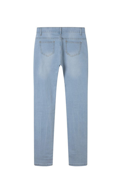 Ripped Jeans Women Trousers European And American Cross-border Hot Models Plus Size Pants Women