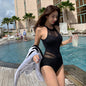 Sexy Swimsuit Halter One-piece Swimsuit