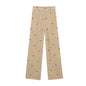 Love Corduroy Straight-leg Pants Grandma Pants Wide-leg Pants Women Look