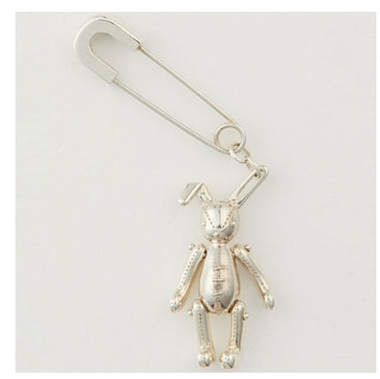 Abs Ambush Ins Super Fire Earrings Earrings Earrings Pin Brooch Rabbit Cubs Hip Hop Trendy Men And Women Personality