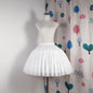Free shipping Cosplay Fish-bone Short Skirt Lolita Carmen Slip Liner Cute Girls Skirts Adjustable Petticoat