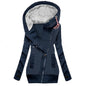 Medium - length slim trench coat for versatile women