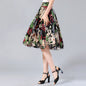 Middle-aged and elderly dancing skirts skirts