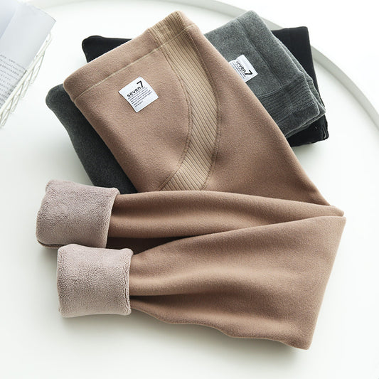 Stitching thread maternity leggings