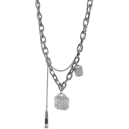 Fashion Short Double Layered Necklace