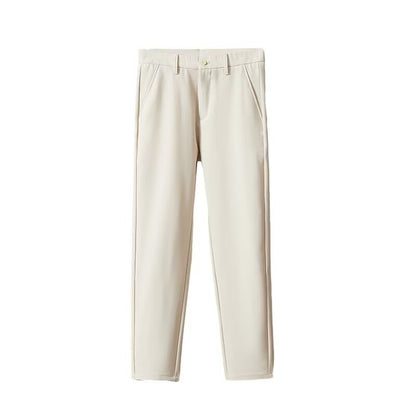 Loose-fitting Casual Draped Wide-leg Floor-length Pants