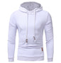 fo Square Pattern Quilted Classic  Men's  Casual Hoodies Men