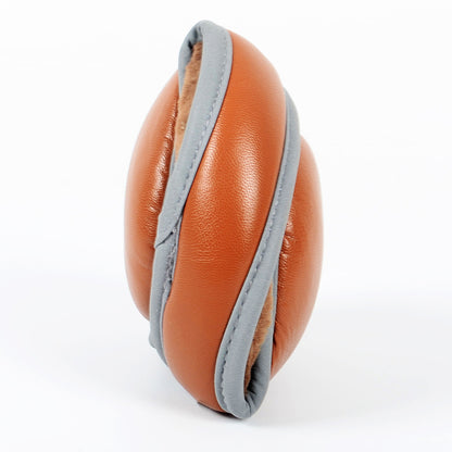 High-grade Leather Earmuffs Rabbit Fur Thickening