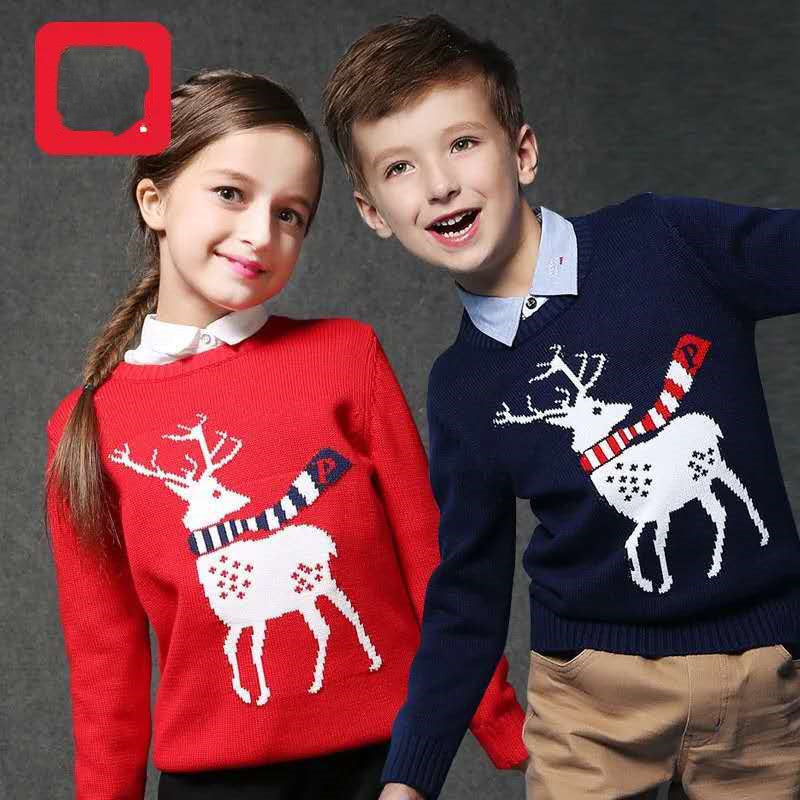 Children's knitwear base sweater