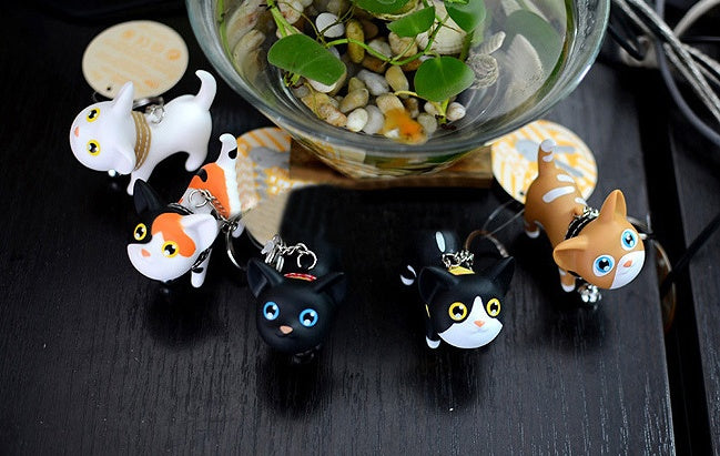 Key Ring  Cat Key Ring Couple Key Chain   Kitten Key Ring   Cat Key Ring