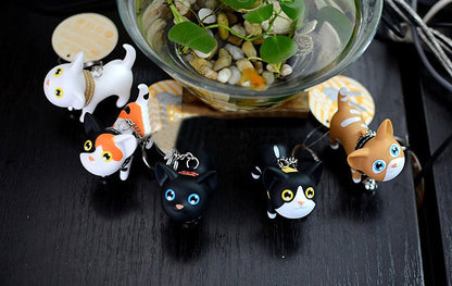 Key Ring  Cat Key Ring Couple Key Chain   Kitten Key Ring   Cat Key Ring