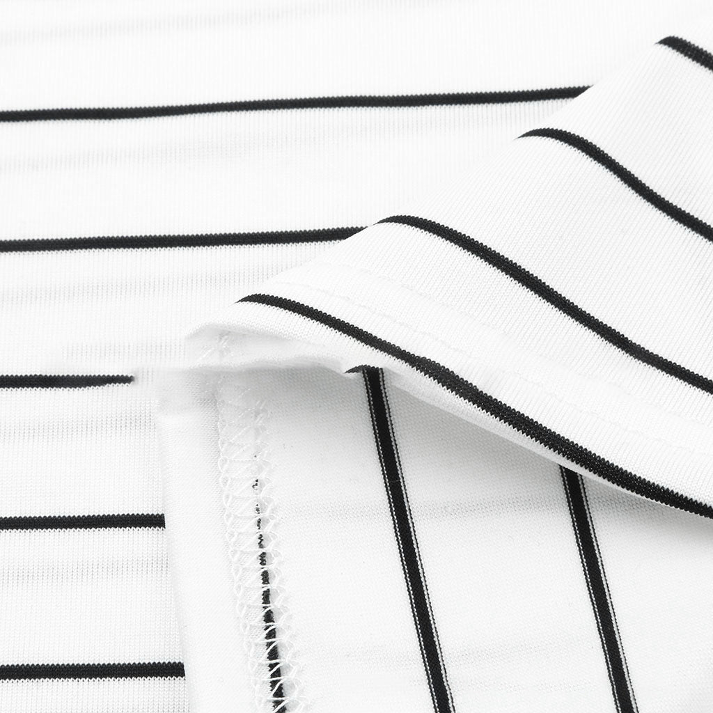 Ladies Maternity Care Striped Top T-Shirt Long Sleeve Breastfeeding