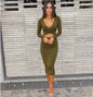 Sexy Long Sleeve Party Dress