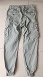 Solid Color Skinny Pants Multi-pocket Men's Working Pants