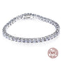 S925 Silver Bracelet 17-19cm Chain Length Optional Tennis Chain