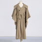 Cape Trench Coat For Women Fall Long