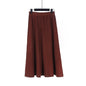 Long skirt knitted sweater dress