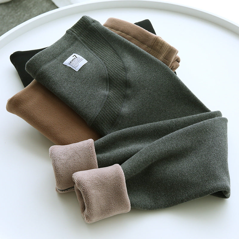 Stitching thread maternity leggings