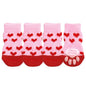 Pet Knit Skid Warm Love Cotton Socks