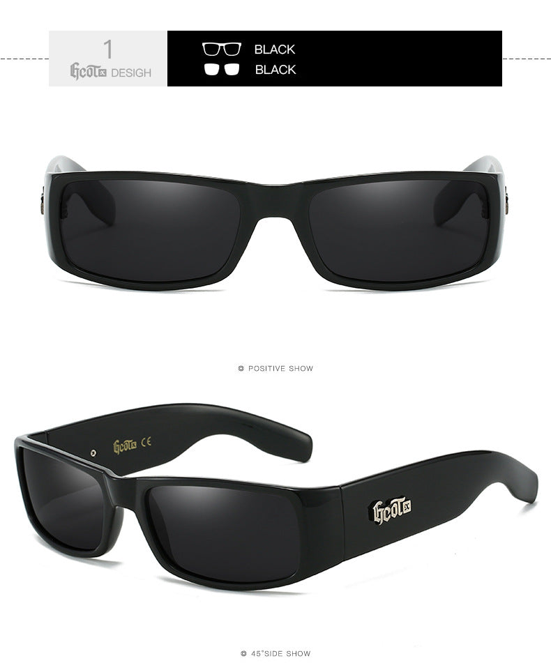 Fashion Brand Plaid Hip Hop Fashion West Coast Polarized Sunglasses