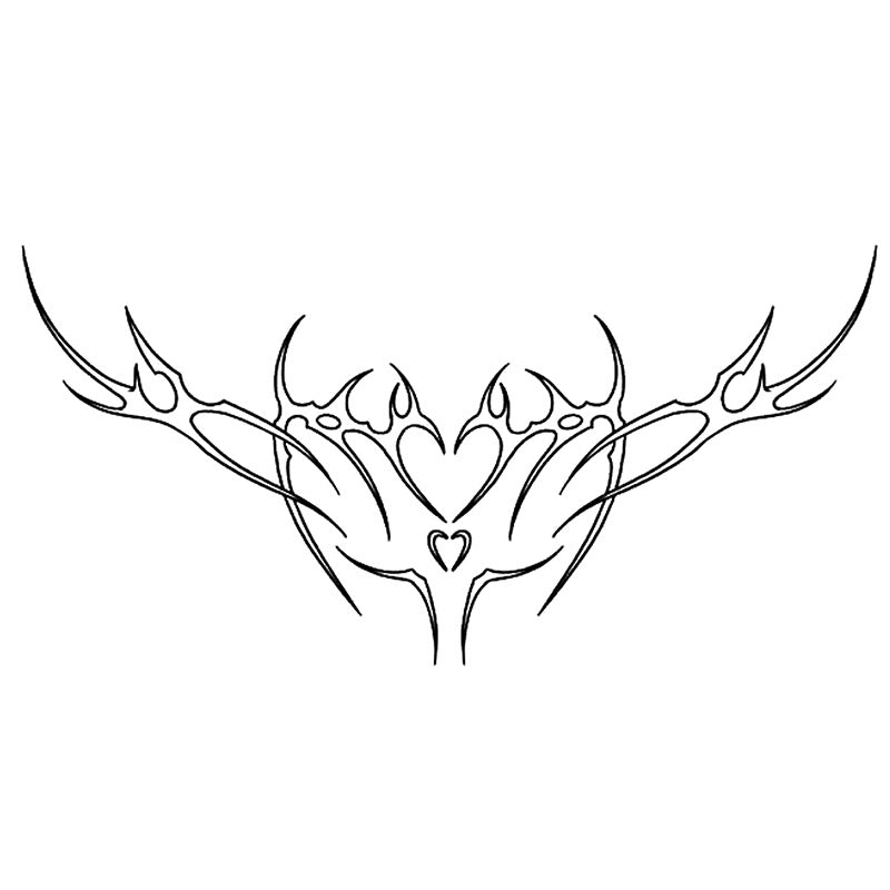 Couple's Sexy MAYMOE Pattern Tattoo Sticker