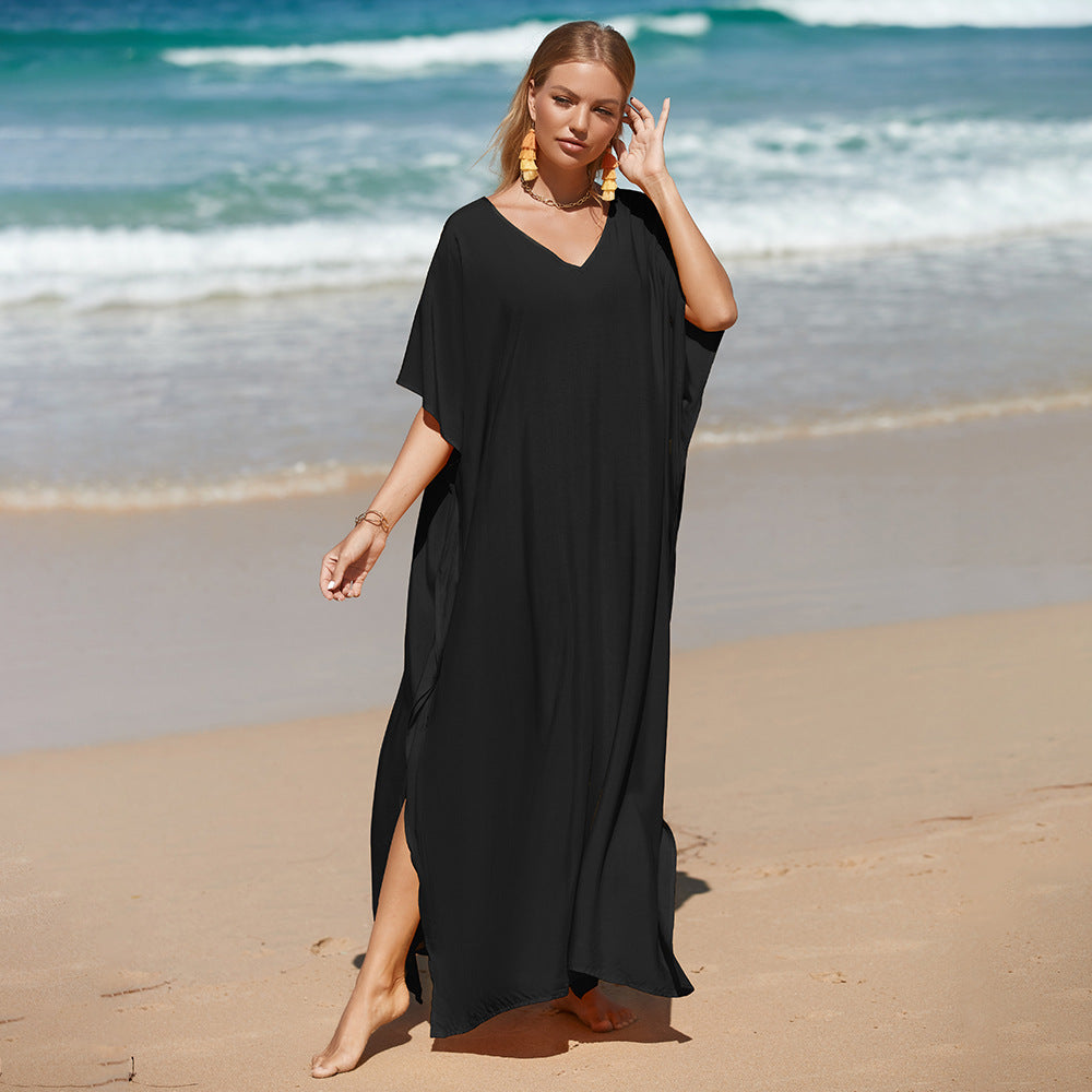 Bohemian Beach Cover-up Robe Loose Long Dress Bikini Cover