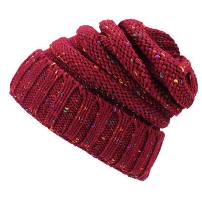 Knitted Woolen Hats For Men And Women In Winter