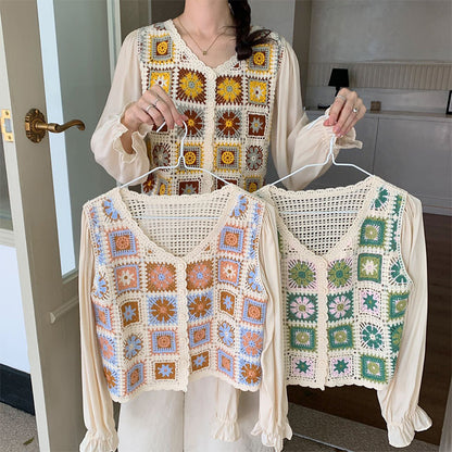 Hollowed Fashion College Style Blouse Women