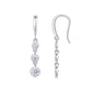 Starlight - Earrings Set With Top-quality Moissanite S925 Silver And Platinum-plated Stud Earrings Are Fashionable And Trendy Accessories That Can Be Tested With A Diamond Pen