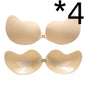 Invisible Push Up Bra Backless Strapless Bra Seamless Front Closure Bralette Underwear