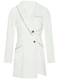 Women's Fashion Ming Heavy Duty Diamond Encrusted Blazer Dress Jacket