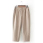 Cropped pants plus size woolen harem pants