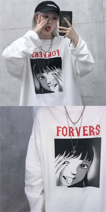 Domineering blouse women long sleeves