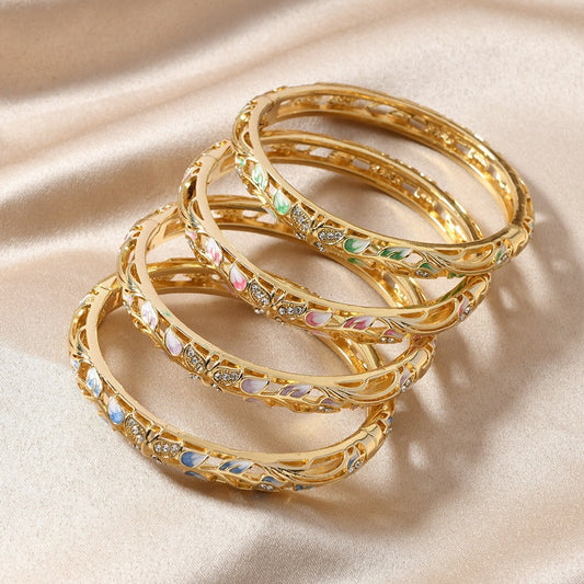 Womens Delicate Stylish Vintage Open Bracelet