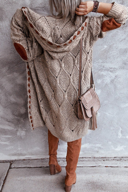 Color Block Sweater Long Sleeve Cardigan Sweater