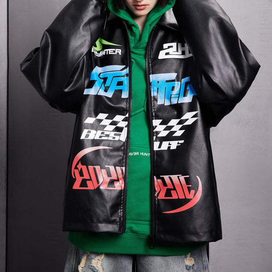 American Retro Loose Couple Baseball Uniform Coat For Men