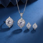 Pendant Necklace Set With Ring For Women