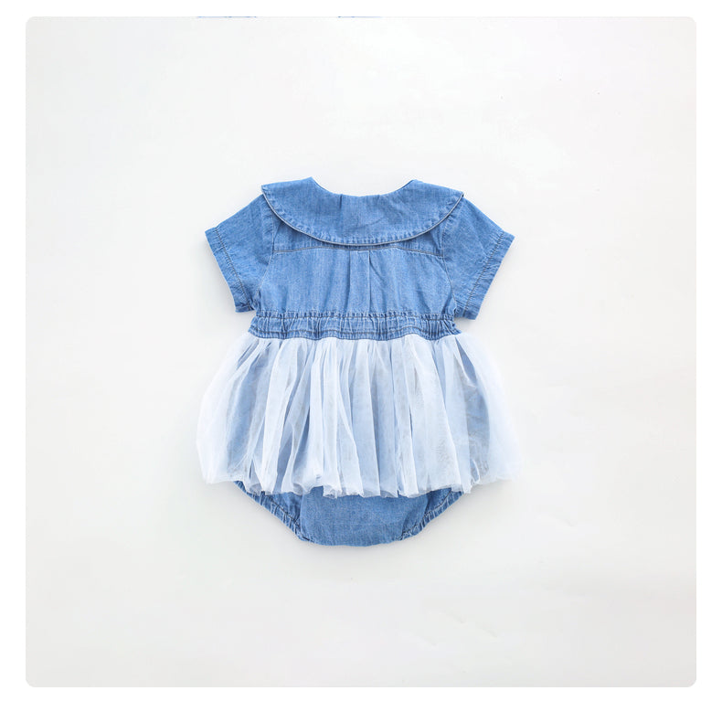 Baby girl denim jumpsuit