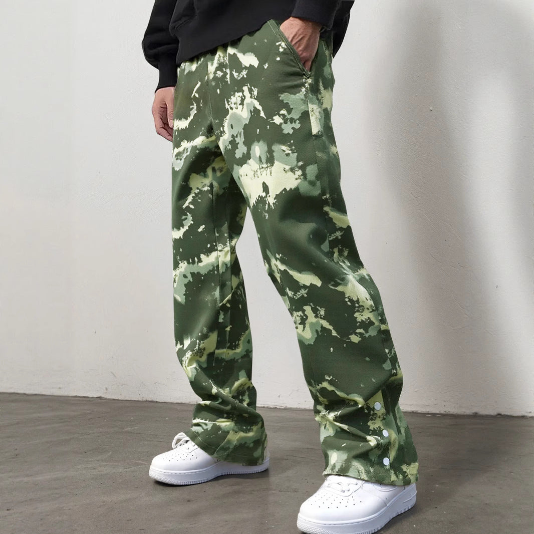 Mens Camo Sweatpants In A Casual Street Style