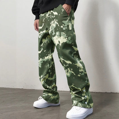 Mens Camo Sweatpants In A Casual Street Style